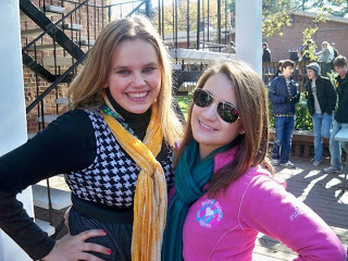 Picture owned by Kate Mitchell College girls tailgating